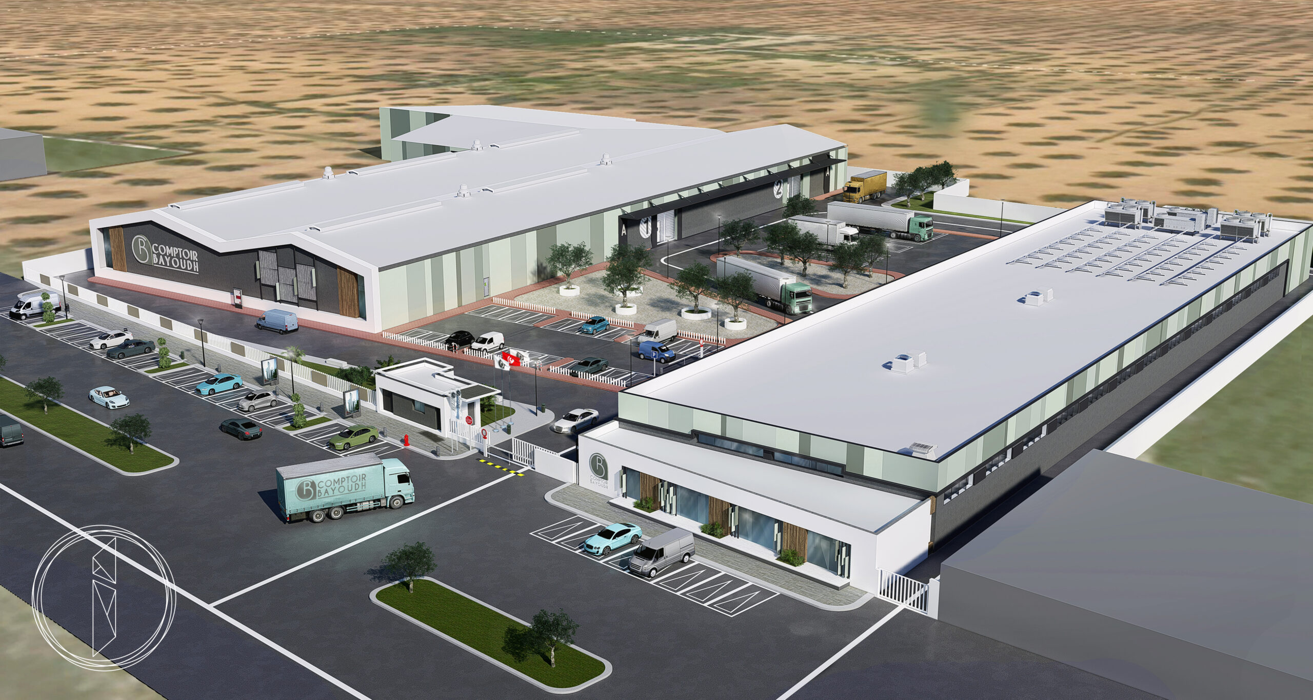 Comptoir Bayoudh – Projet Industriel – ICONIK Architecture
