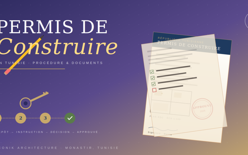 Permis de construire en Tunisie : procédure, délais et documents requis – ICONIK Architecture